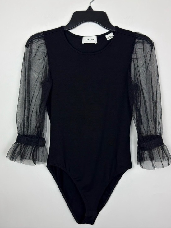 Marcella NYC Bellerose Bodysuit Sustainable European Jersey Mesh Medium - Picture 9 of 15